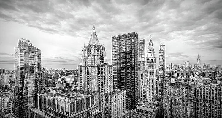 Architecture Wall Art featuring the photograph Morning View, Before Colors Wake Up by Elvira Peretsman