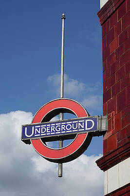 London Underground Sign Wall Art