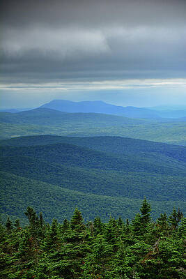 Mount Greylock From Glastenbury Fire Tower 5 Print