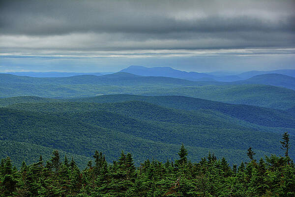 Mount Greylock From Glastenbury Fire Tower 6 Print