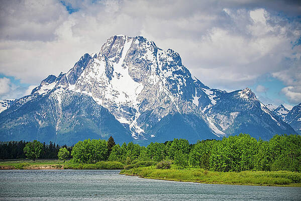 Sky Photograph - Mount Moran by Jon Snyder
