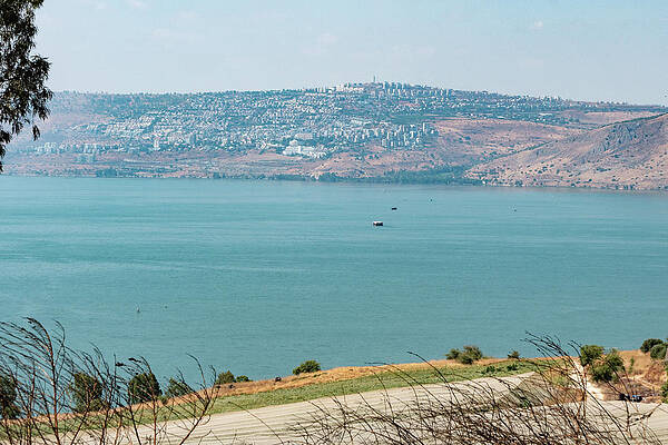 Sky Wall Art featuring the photograph Mount Of Beatitudes by Steve Templeton