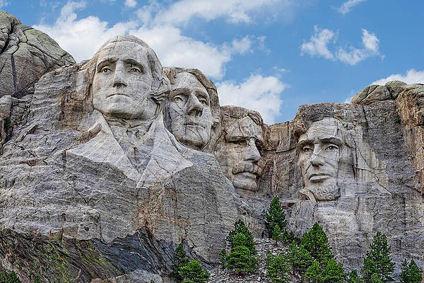 Symbolic Wall Art featuring the photograph Mount Rushmore National Memorial by Kelley King