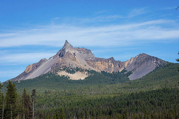 Oregon Photograph - Mount Thielsen by Diane Moller