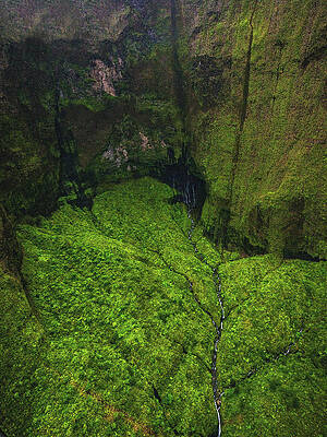 Paradise Photograph - Mount Waialeale Blue Hole - Kauai, Hawaii by Abbie Warnock