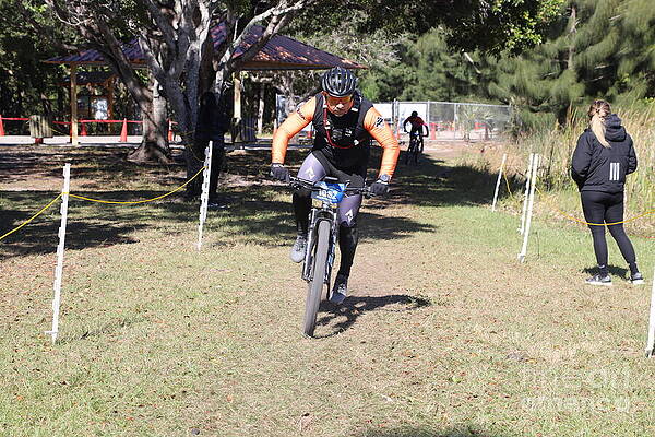 Mountain Biker in Competition Wall Art
