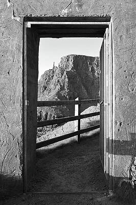 Wall Art featuring the photograph Mountain Door by Steven Nelson