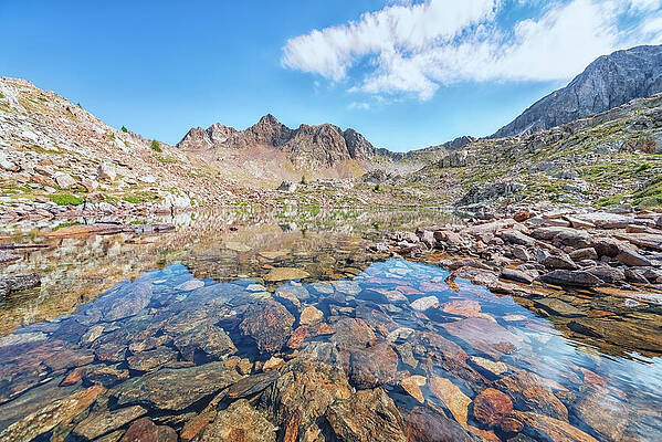 Mountain Lake with Clear Waters Photograph