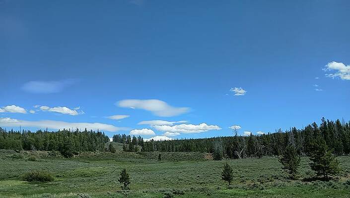 Sky Photograph - Mountain Meadow 2 by Amanda R Wright