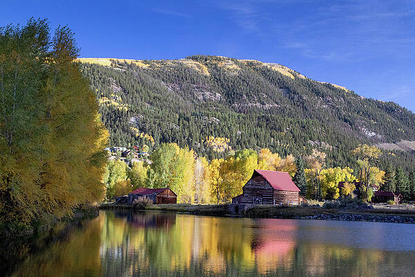Sky Wall Art featuring the photograph Mountain Reflections by Steve Templeton