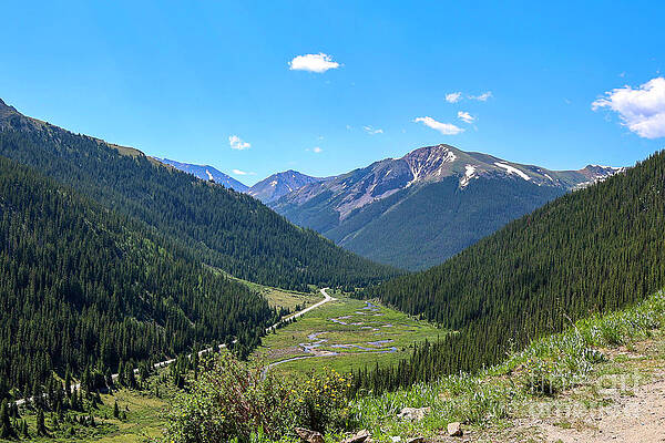 Colorado Wall Art featuring the photograph Mountain Road Colorado by Shirley Dutchkowski