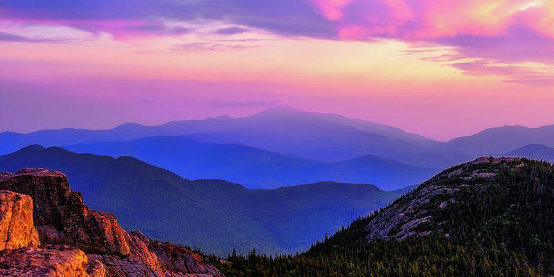 Wall Art featuring the photograph Mountains Pastel by Jeff Sinon