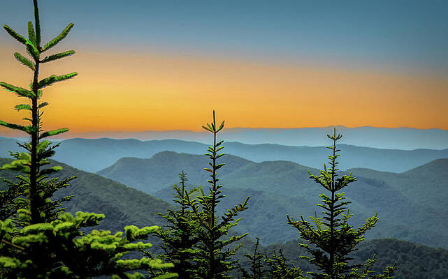 Wall Art featuring the photograph Mountaintop Magic At Sunrise by Marcy Wielfaert