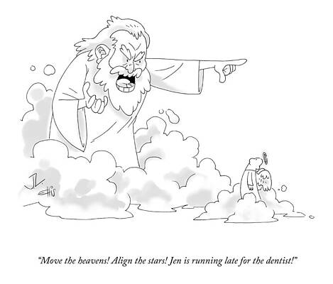 Heaven Wall Art featuring the drawing Move The Heavens by Ellis Rosen and Jerald Lewis