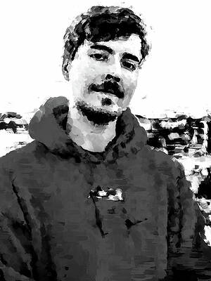 MrBeast has built 100 Homes And Gave Them Away BW by Gradify Creations