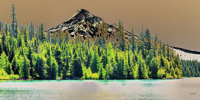 Majestic Mountain and Forest Landscape Wall Art