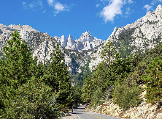 Wall Art featuring the photograph Mt. Whitney From Portal Road by Joe Schofield