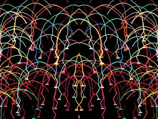 Red Digital Art - Multi-Bounce by T Oliver