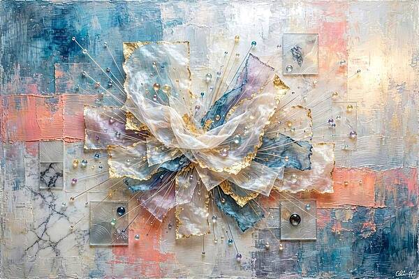 Abstract Floral Creation Wall Art