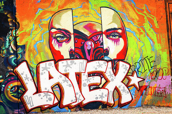 Wall Art featuring the photograph Mural Mile - Latex by Robert Niemeier