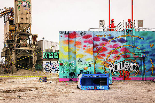 Wall Art featuring the photograph Mural Mile - Urban Roll by Robert Niemeier