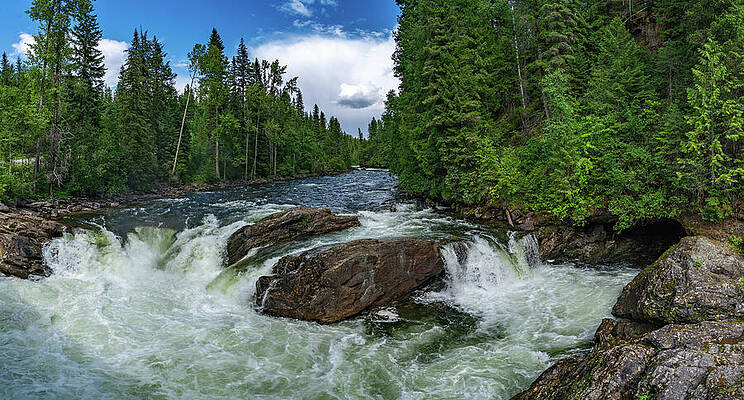 Nature Wall Art featuring the photograph Mushbowl Crossing Murtle River British Columbia Canada by Tommy Farnsworth