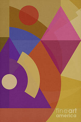 Wall Art featuring the digital art Mutts Nuts THREE by BFA Prints