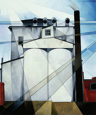 Grain Elevator by Charles Demuth Wall Art