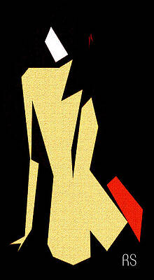 Modern Wall Art featuring the digital art My Muse by Rafael Salazar