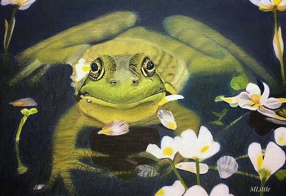 Wall Art featuring the pastel My Prince by Marlene Little