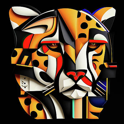 Digital Art - Cheetah 3 by Gian Smith