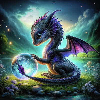 Digital Art - Mystic Twilight by Bill and Linda Tiepelman