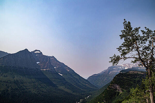 Mystical Mountain Valley View Wall Art