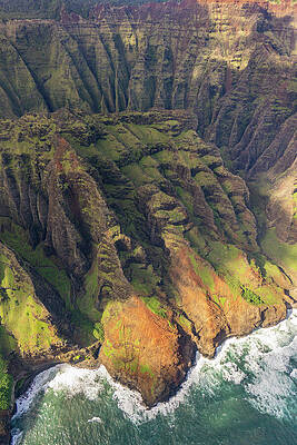 Hawaii Wall Art featuring the photograph Na Pali Coast Of Kauai by Nancy Gleason
