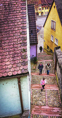 Germany Wall Art featuring the photograph Narrow Street In Breisach, Germany by Tatiana Travelways