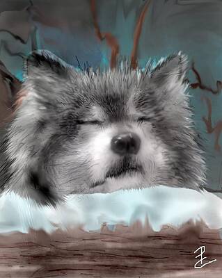 Mixed Media - Nashoba Rests by Pamela Calhoun