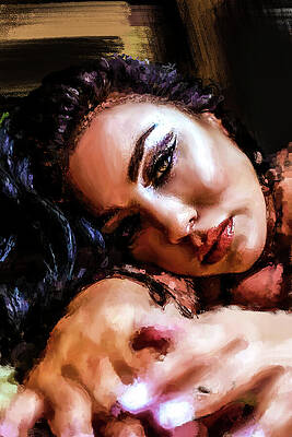 Dramatic Digital Art - Natalie DiDonato, Real Estate Broker by Gradify Creations