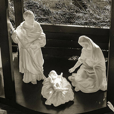 Wall Art featuring the photograph Nativity2 by John Linnemeyer