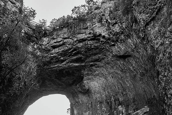 Mountain Photograph - Natural Bridge by David Fountain