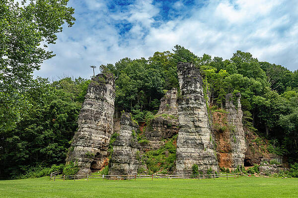 Nature Wall Art featuring the photograph Natural Chimneys by David Fountain