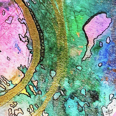 Dynamic Wall Art featuring the mixed media Nbs2402 by Eileen Kelly
