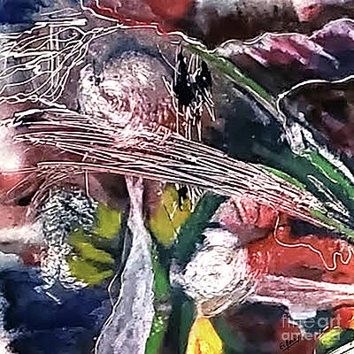 Dynamic Wall Art featuring the mixed media Nbs2412 by Eileen Kelly