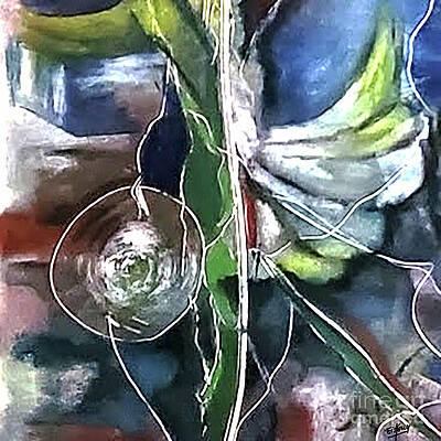Dynamic Wall Art featuring the mixed media Nbs2413 by Eileen Kelly