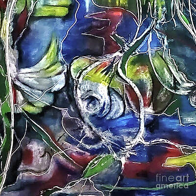 Dynamic Wall Art featuring the mixed media Nbs2414 by Eileen Kelly