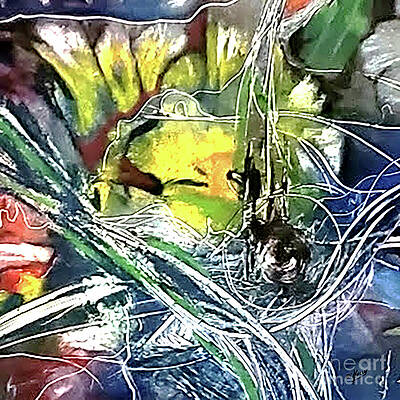 Dynamic Wall Art featuring the mixed media Nbs2416 by Eileen Kelly