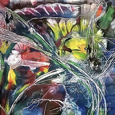 Dynamic Wall Art featuring the mixed media Nbs2417 by Eileen Kelly