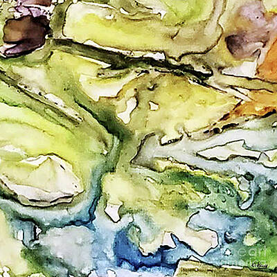Dynamic Wall Art featuring the mixed media Nbs2420 by Eileen Kelly