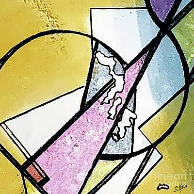 Modern Wall Art featuring the mixed media Nbs2429 by Eileen Kelly