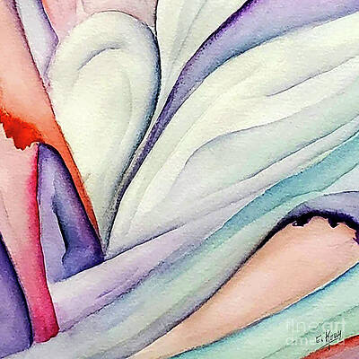 Modern Wall Art featuring the mixed media Nbs2434 by Eileen Kelly