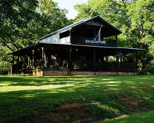 Wall Art featuring the photograph NC Rustic Cabin by Flees Photos